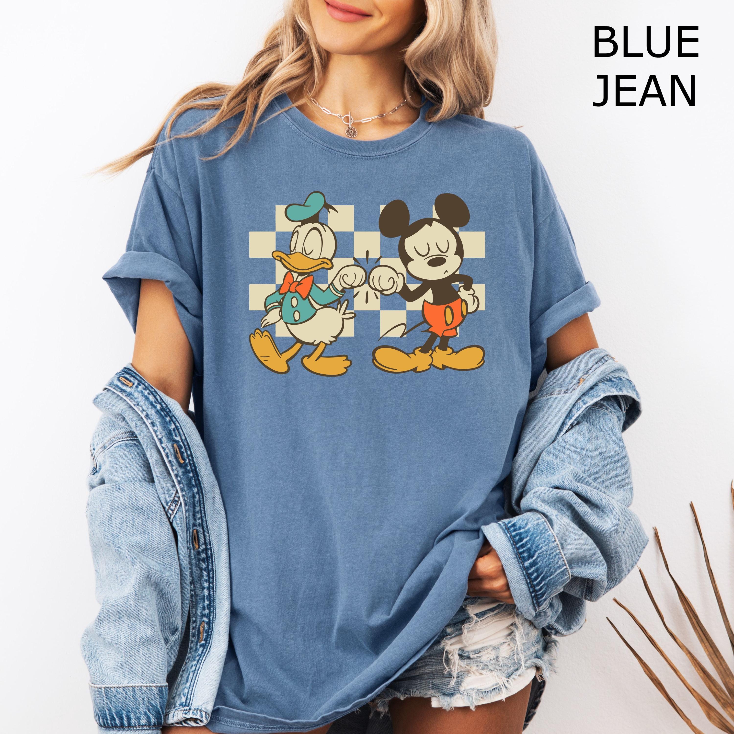 Comfort Colors® Checkered Mickey and Donald T-shirt, Disney Best