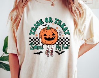 Comfort Colors® Pumpkin Season t-shirt, Cute fall T-shirt, Halloween Shirt, Spooky Season, Vintage Trick Or Treat Tee, Halloween Pumpkin Tee