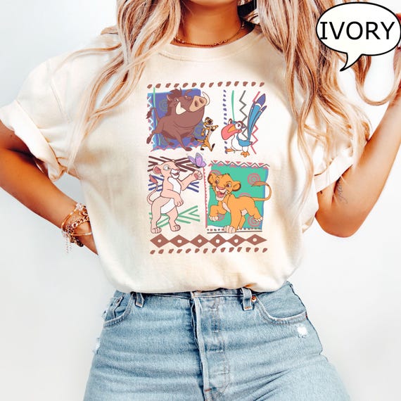 Comfort Colors® the Lion King Shirt, Retro 90s Lion King Simba