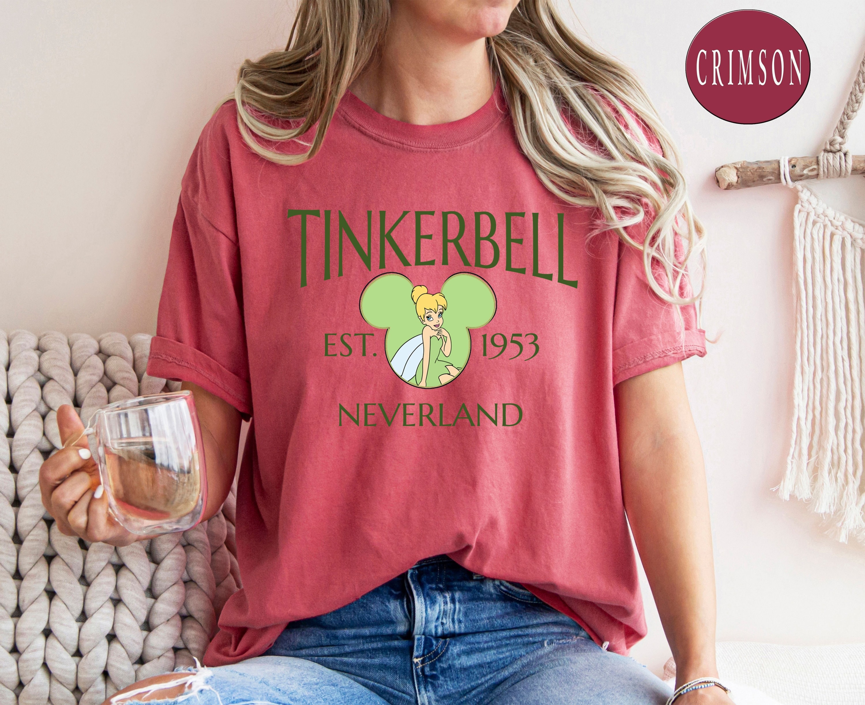 Comfort Colors® Vintage Disney Tinker Bell Shirt, Tinkerbell