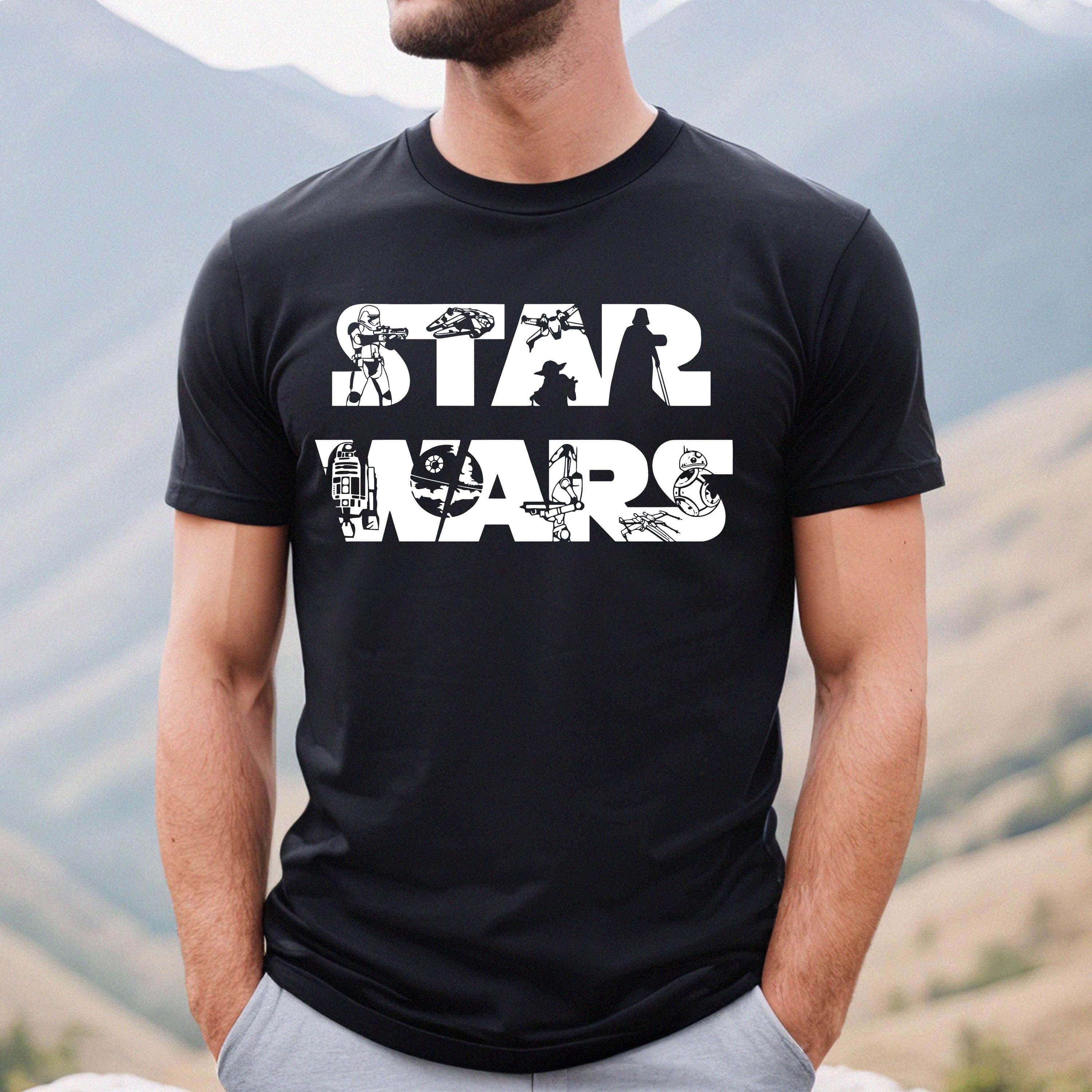 Comfort Colors® Classic Star Wars T-Shirt, Vintage Star Wars Shirt, Disneyland Shirt, Disney Trip Shirt, Star Wars Shirt