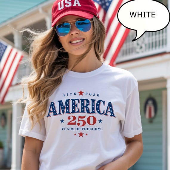 Comfort Colors® America 250 Years Of Freedom T-Shirt, Independence Day Shirt, 4th Of July Shirt, Patriotic Shirt, 1776-2026 America Shirt