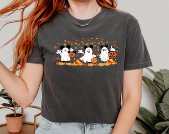 Chemise Halloween Mickey Comfort Colors®, T-shirt automne Mickey, Chemise Halloween, Chemise Halloween Disney, T-shirt Halloween Mickey Mouse