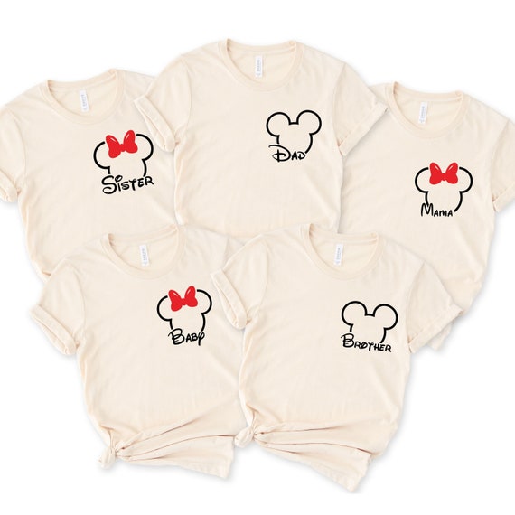 Comfort Colors® Disney Group Shirt, Disney Family Shirt, Mickey Family T-Shirt, Minnie Family Shirt, Family Trip Shirt, Family Shirt