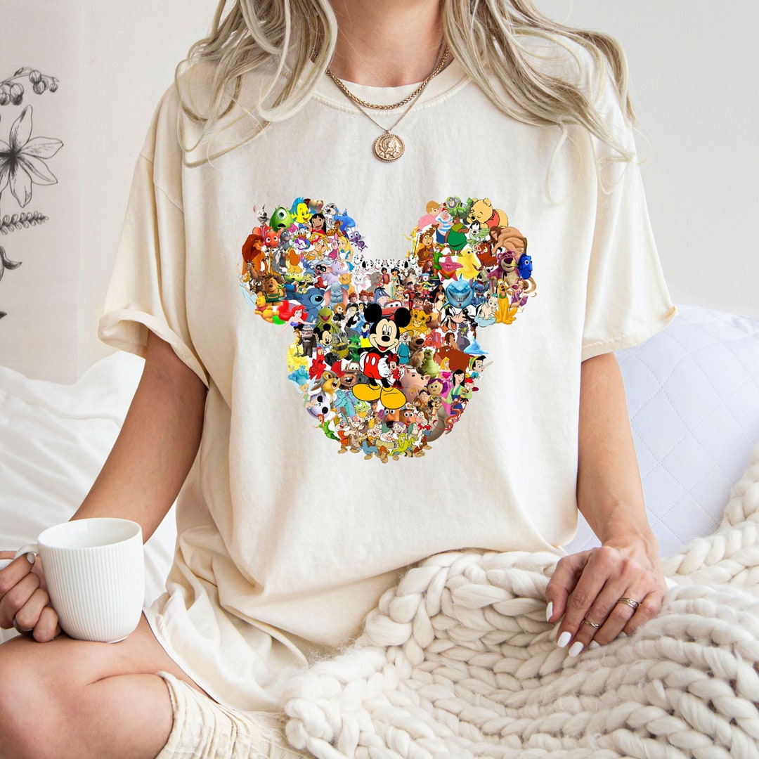 Comfort Colors® Mickey and Friends T-shirt, Disney World Shirt, Mickey ...
