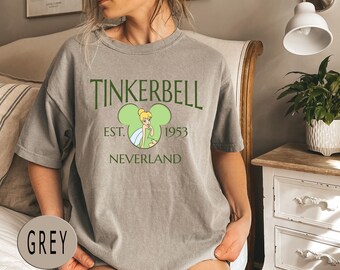Comfort Colors® Vintage Disney Tinker Bell Shirt, Tinkerbell 1953