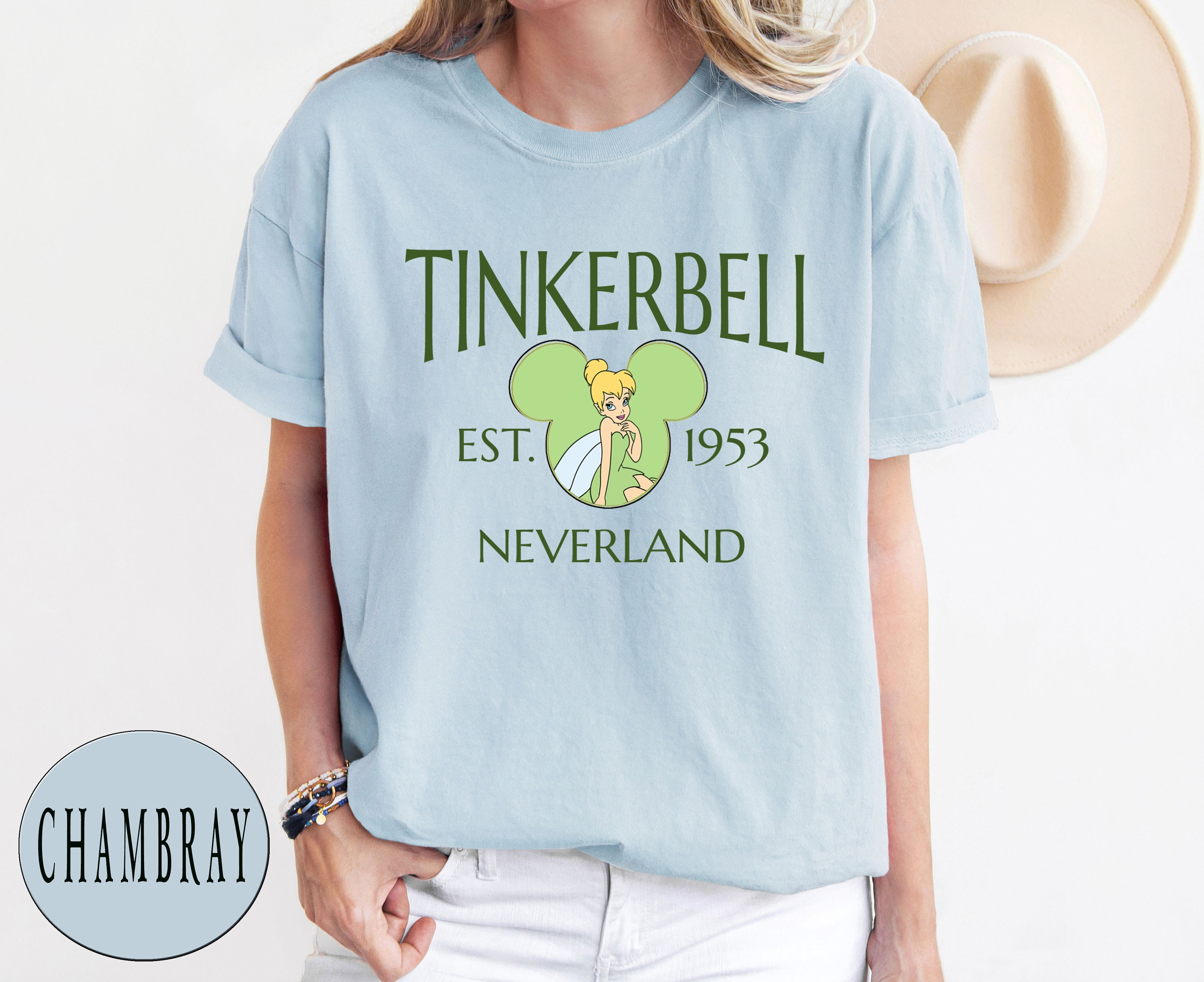 vintage Disney Tシャツ Tinkerbell Vintage 90's Tinker Bell Tinkerbell Fairy Walt Disney World Tee
