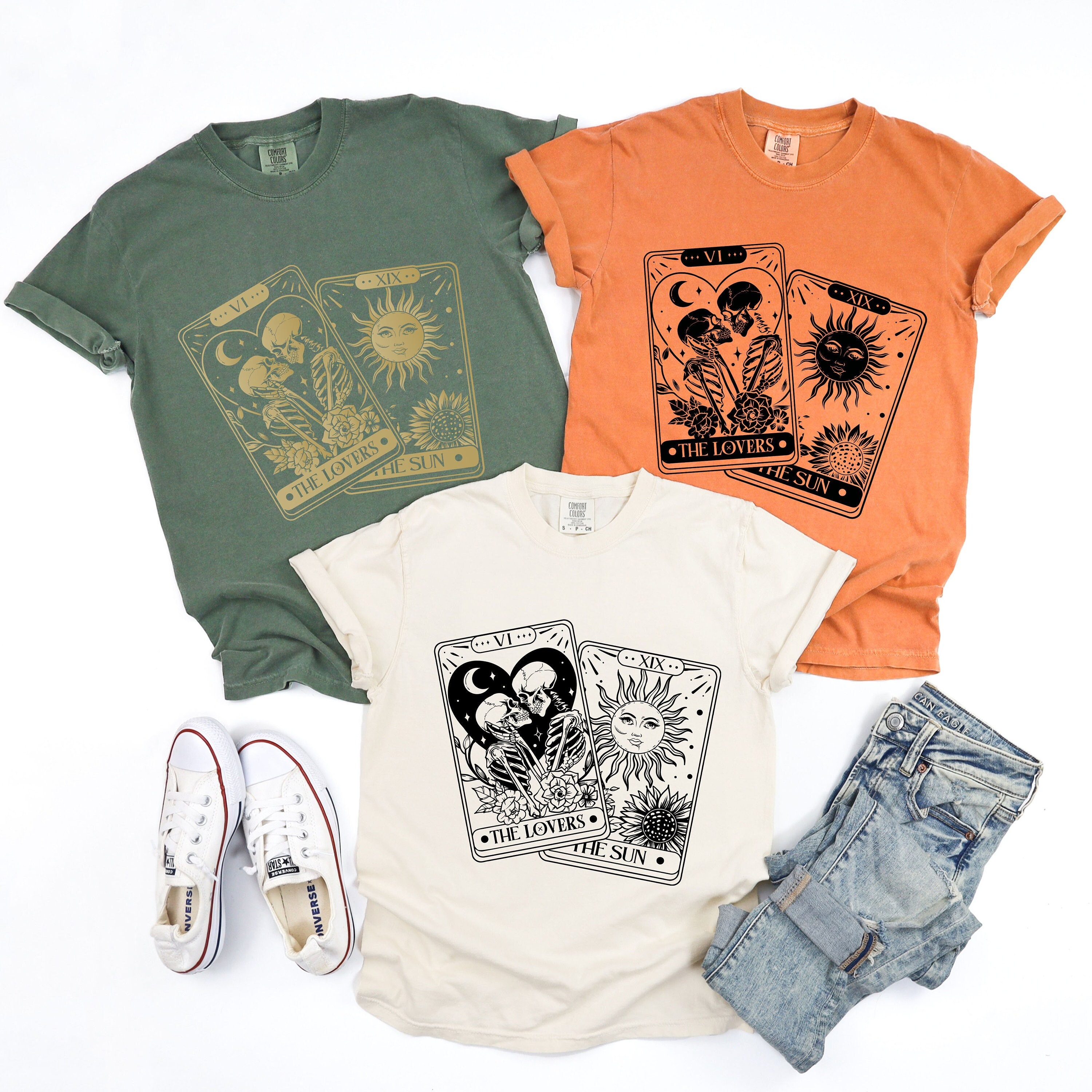 Comfort Colors® the Lovers T-shirt, the Sun Shirt, Tarot Card