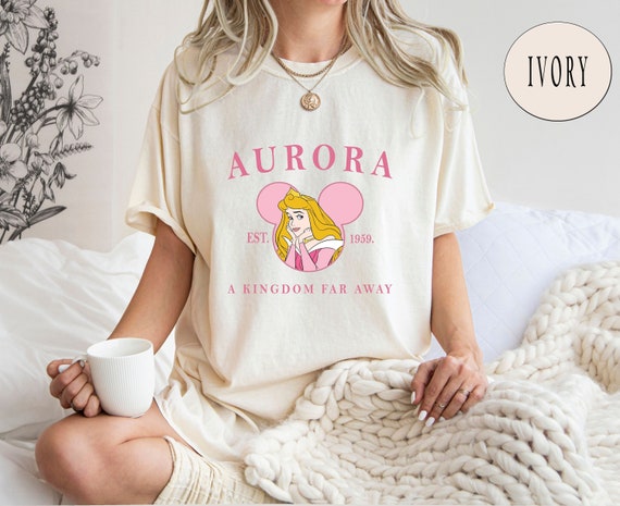 Aurora Comfort Colors® Disney Princess Shirt, Est. 1959 Princess Aurora Tee Disney Character Shirt, Disney Trip Shirt, Sleeping Beauty Tees