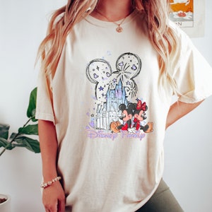 Comfort Colors® Disney Family T-Shirt, Mickey And Friends Shirt, Disney Castle Shirt, Mickey Family Tee, Minnie Shirt, Magic Kingdom Tee image 6