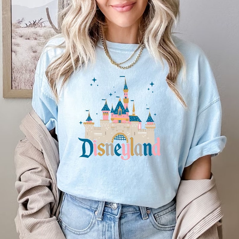 Comfort Colors® Disneyland Watercolor Castle Shirt, Magic Castle Shirt, Magical Kingdom Shirt, Disneyland Shirt, Watercolor Magic Castle Tee image 6