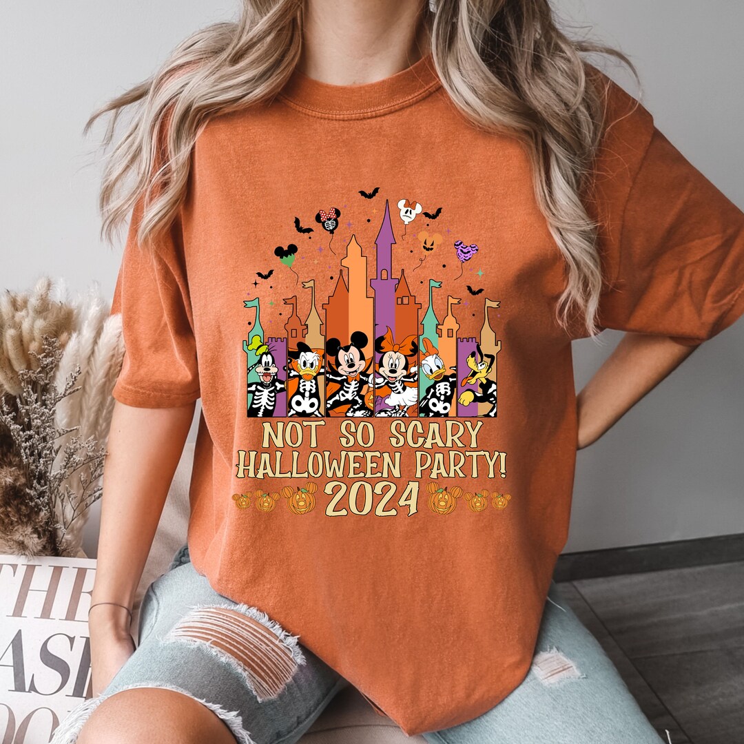 Comfort Colors® Halloween Party 2024 Shirt, Not No Scary Halloween