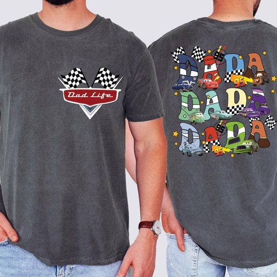 Comfort Colors® Disney Pixar Car Dada Shirt, Fathers DaY Gift, Pixar Car Dad Shirt, Cars Movie Shirt, Pixar Car Dada Shirt