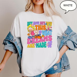 Koszula Comfort Colors® Lizzie McGuire, śliczna koszula Lizzie McGuire, koszula wakacyjna, koszula podróżna dla dziewcząt zdjęcie 3