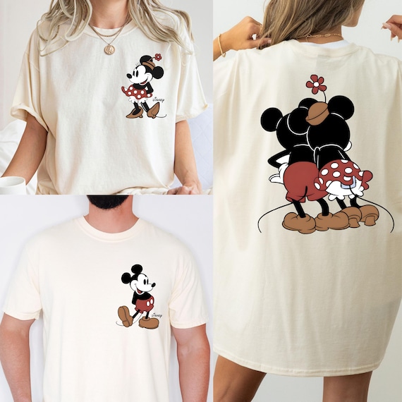 Comfort Colors® Mickey and Minnie Couple Shirt, Disney Valentine