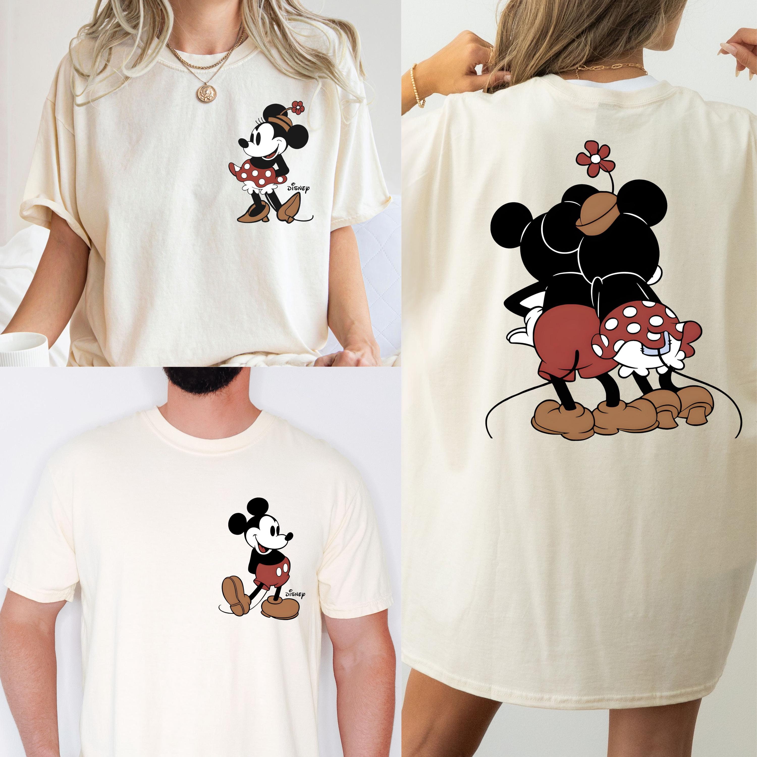 Comfort Colors® Mickey And Minnie Couple Shirt, Disney Valentine Day Shirt, Mouse Couples Shirt, Mickey Shirt, Minnie Shirt, Disney Matching