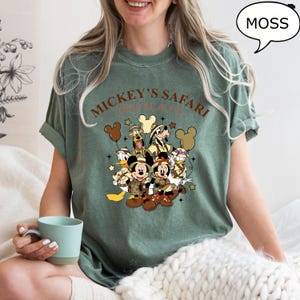 Comfort Colors® Mickey's Safari Travel & Co T-Shirt, Disney Animal Kingdom Shirt, Mickey And Co Safari Shirt, Disney Vacation Shirt image 7