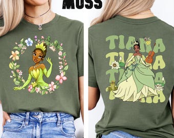 Comfort Colors® Disney Tiana T-Shirt, Disneyland Princess Trip Shirt, Disney Princess Shirt, Tiana Shirt, Tiana and The Frog Shirt