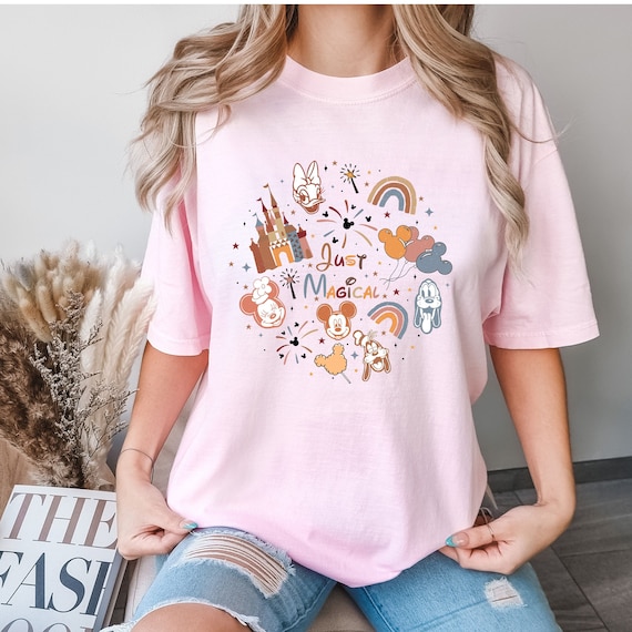Comfort Colors® Just Magical Castle Shirt, Mickey and Friends Castle Shirt, Disney Magical Castle Tee, Disney Vacation Shirt, Disneyland Tee