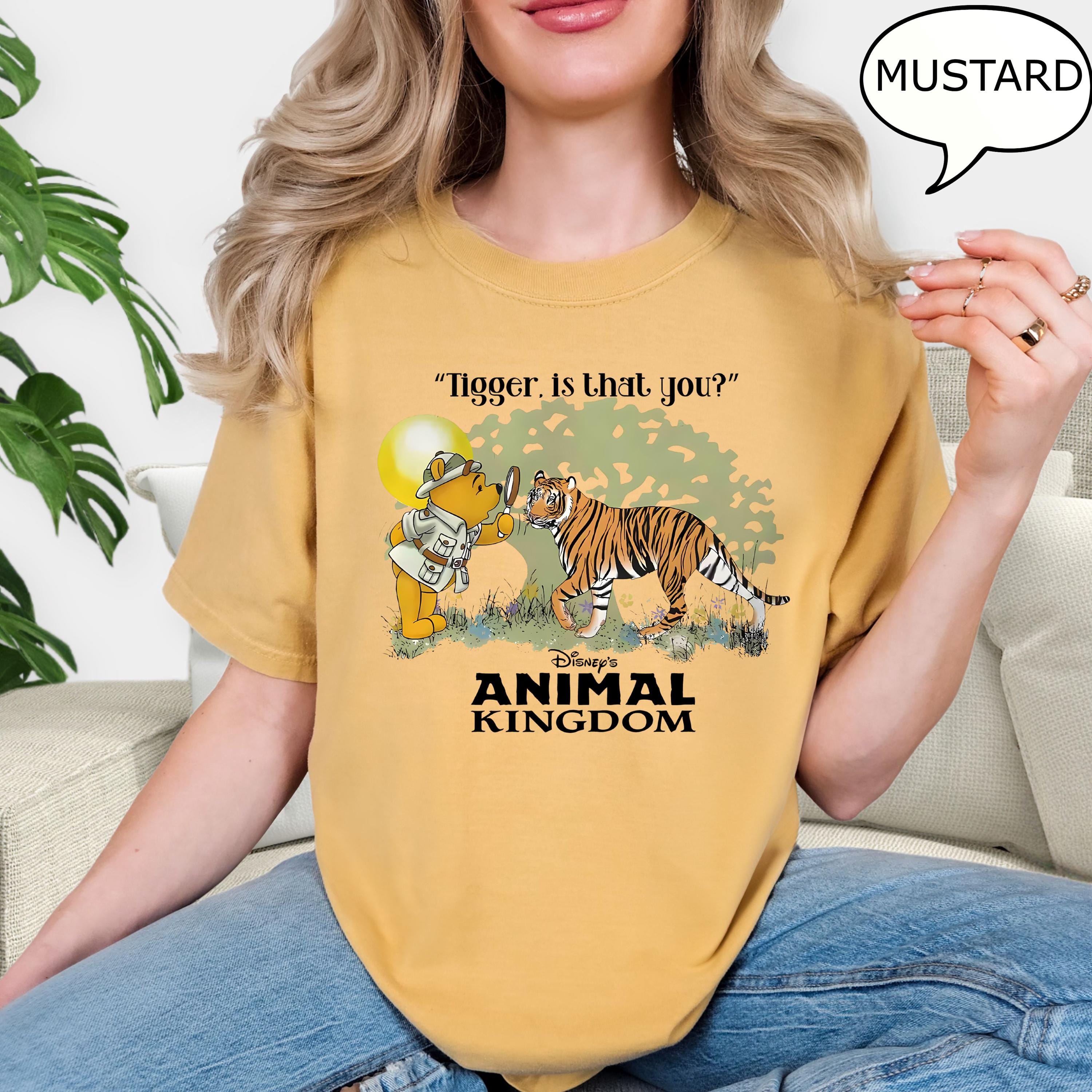 Comfort Colors® プーさん アニマルキングダム Tシャツ、プーさんと