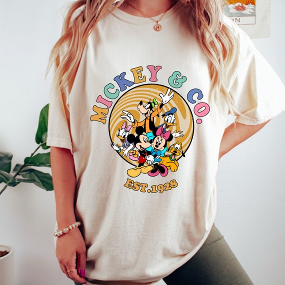 Comfort Colors® Mickey & Co Est 1928 Shirt, Mickey and Friends