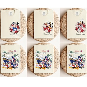 Comfort Colors® Custom Cruise Shirt, Disney Cruise Shirt, Mickey And Friends Cruise Shirt, Disney Family Matching, Family Vacation Shirt