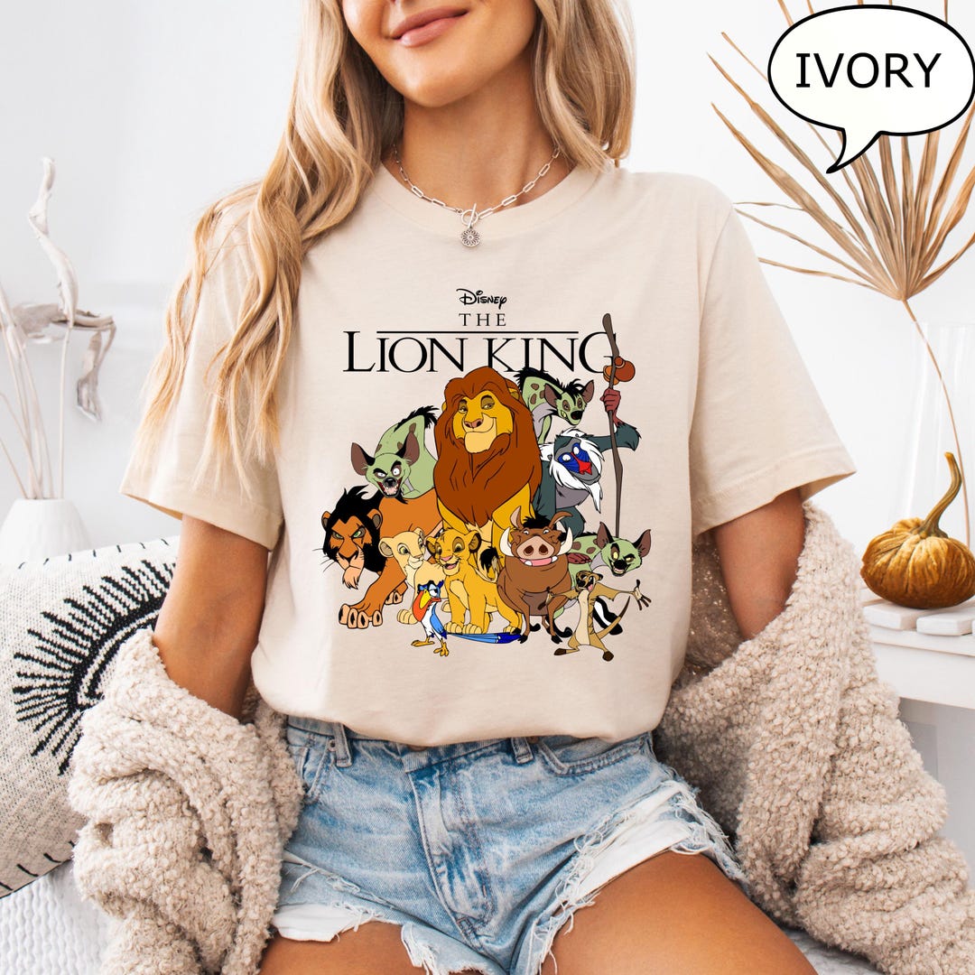 Oversized Tshirt Womens Plus Size Lion King Shirt Comfort Colors