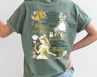 Comfort Colors® Princess Belle T Shirt, Princess Belle Shirt, Belle Shirt,  Disney Princess Shirt, Disney Princess Belle T Shirt