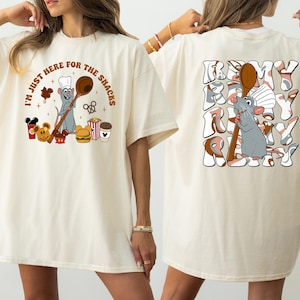Comfort Colors® Disney Rat-T-shirt, Disney Ratatouille-shirt, shirt van chef-kok Remy, shirt Pixar Ratatouille, shirt van Remy Gusteau