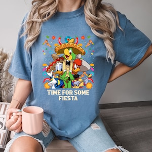 Comfort Colors® Time for Some Fiesta T-Shirt, Funny Shirt, Fiesta Shirt, Party Shirt, Daisy Fiesta Shirt, Party Time Shirt, Festival Shirt
