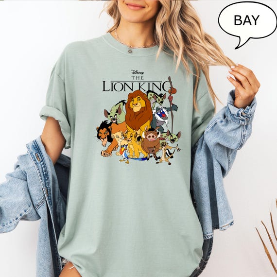 Comfort Colors® Disney the Lion King T-shirt, Simba and Friends