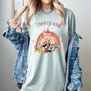 Comfort Colors® Disneyland Est. 1955 Shirt, Disney Group Shirt, Disney Castle Shirt, Magical Kingdom Shirt, Disneyland Shirt, Rainbow Shirt image 5