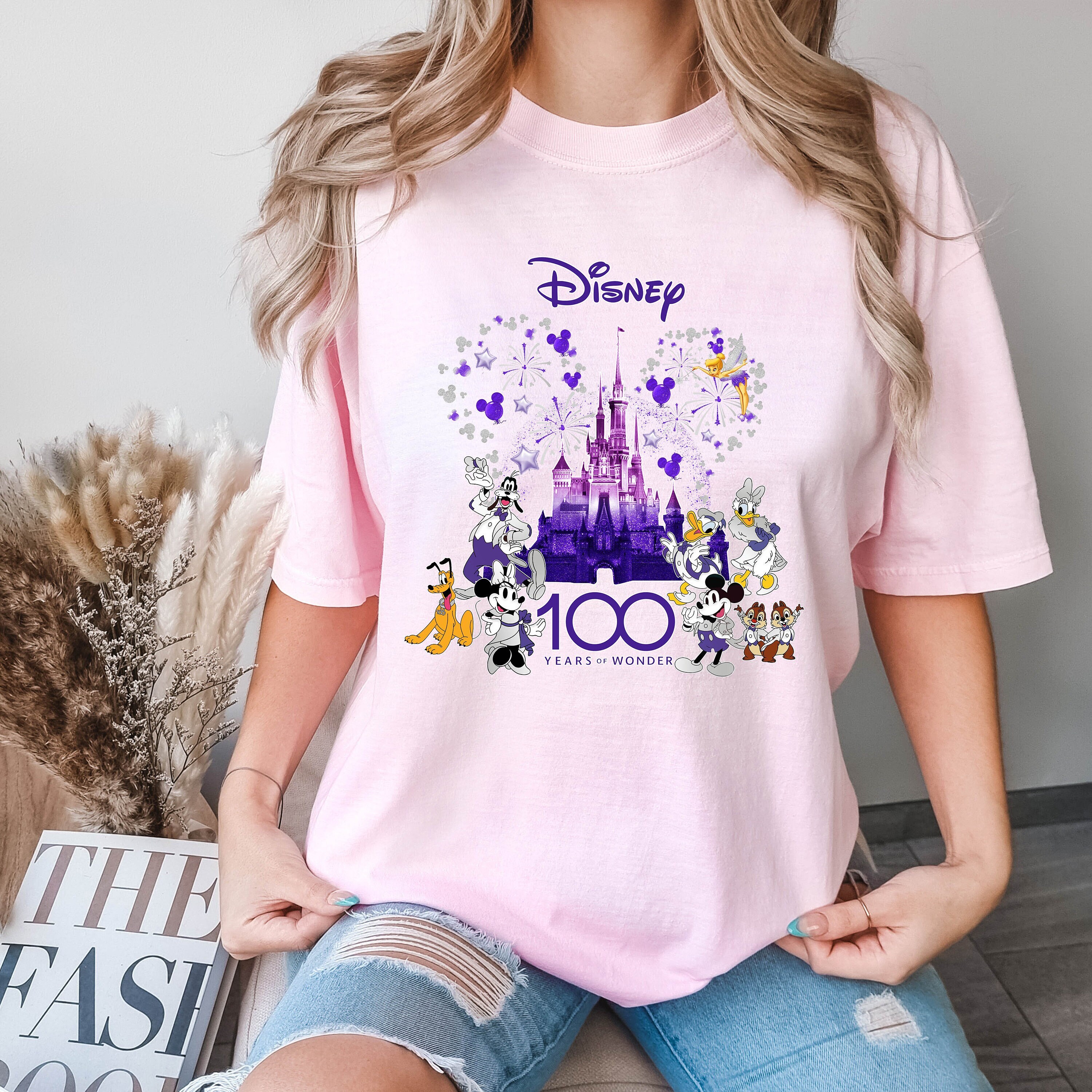 Comfort Colors® Disneyland Shirt, Disney 100 Years of Wonder Shirt 