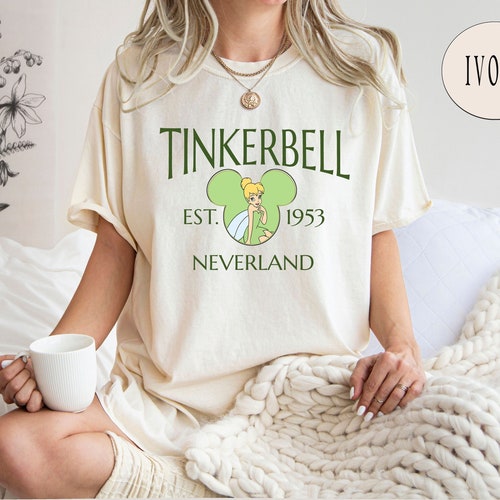 Comfort Colors® Vintage Disney Tinker Bell Shirt, Tinkerbell 1953