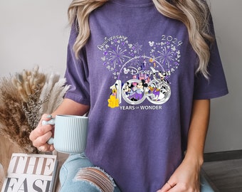 Comfort Colors® Anniversary 2025 T-Shirt, Disney 100 Years Of Wonder Shirt, Disney Vacay Shirt, Disneyland Shirt, Mickey and Friends Shirt