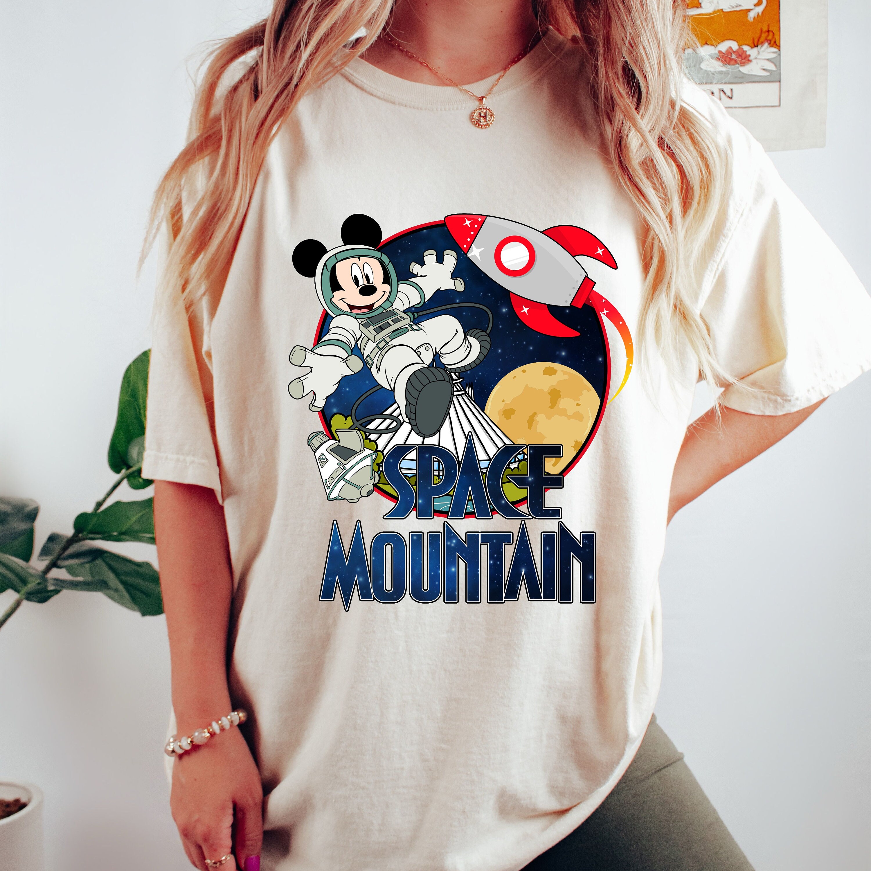 Comfort Colors® Space Mountain Shirt, Mickey T-shirt, Disney