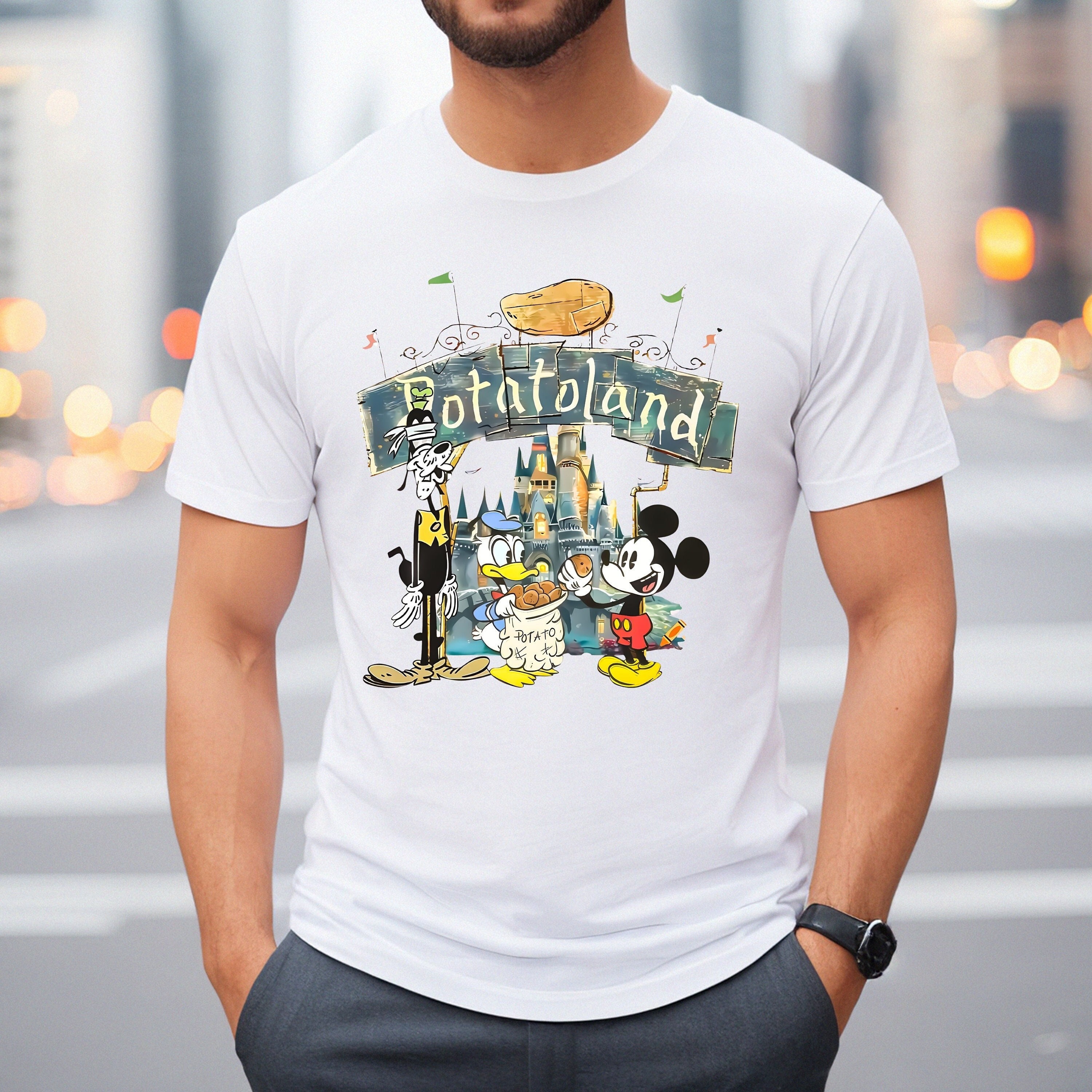 Comfort Colors® Disney Potatoland Shirt, Mickey And Friends Potatoland Shirt, Mickey And Co T Shirt, Disney Potatoland Castle Shirt