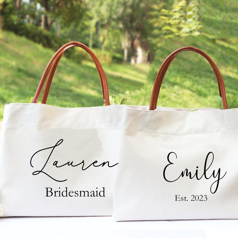 Bridesmaid Totes - Etsy