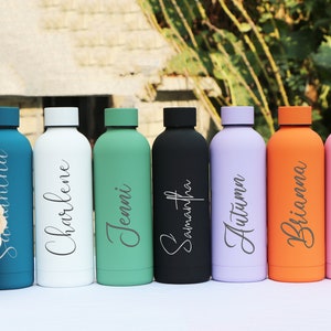 Borraccia, regalo personalizzato, regalo per damigelle d&#39;onore, bicchiere personalizzato, bicchiere per damigella d&#39;onore, bottiglia termica, regalo per damigella d&#39;onore, borraccia personalizzata