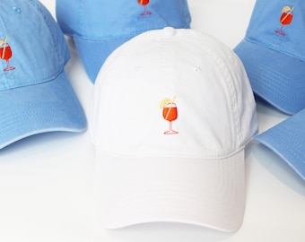 Aperol Spritz Glass,Baseball Cap,Spritz Hat, Spritz Lover Hat, Spritz Glass, Dad Hat,Aperol Spritz Hats,Aperol Spritz Bachelorette Hats