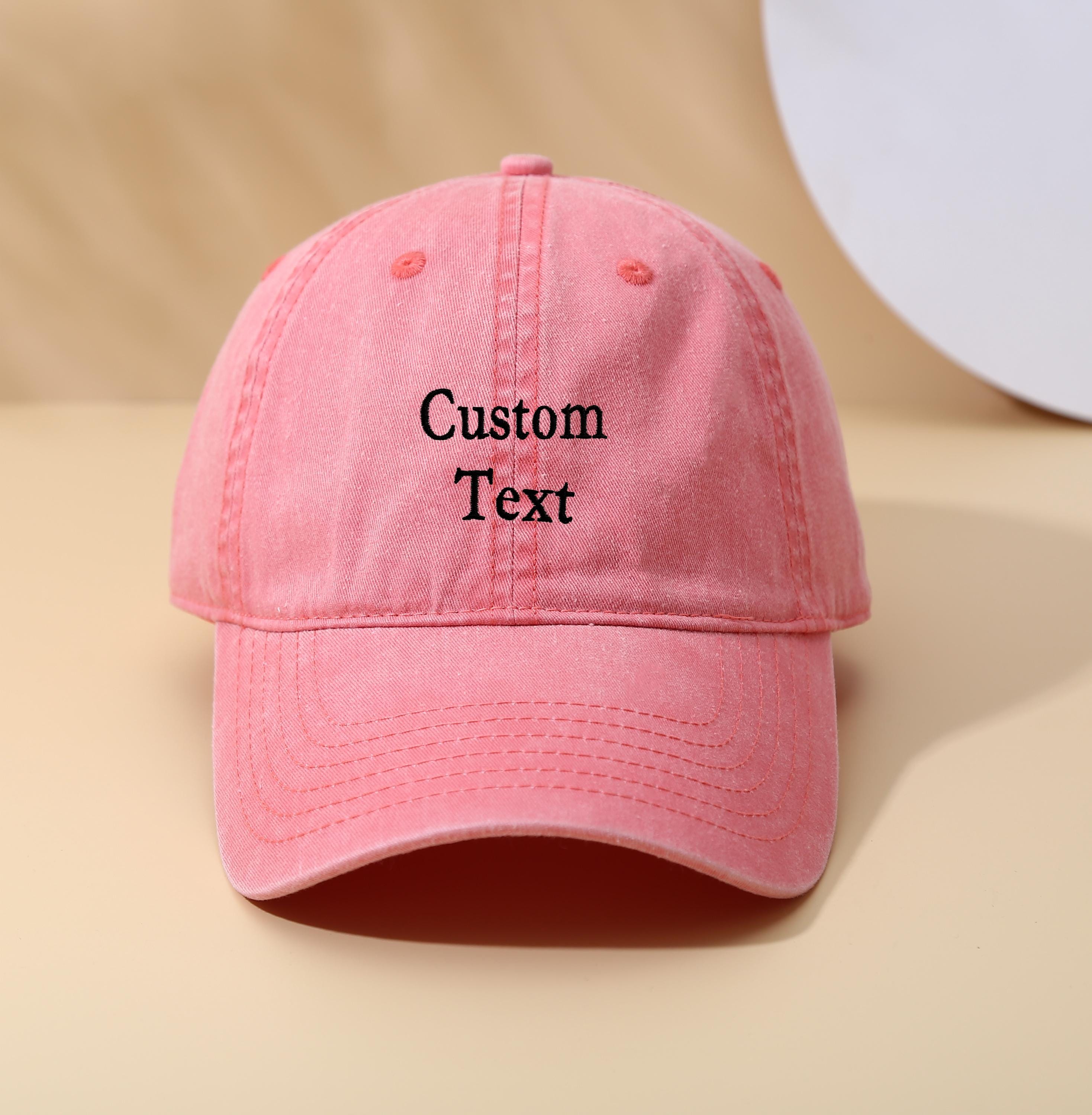 Custom Hat,custom Embroidered Hat,personalized Dad Cap-design Your Own ...