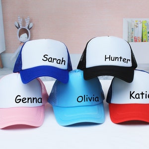 Sombreros de fiesta de neón, sombreros de novia del equipo, gorra de camionero totalmente personalizable, fiesta en la piscina, vacaciones en la playa, sombrero de dama de honor, sombrero de camionero brillante, SOMBREROS