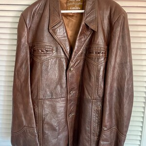 Vintage Leather Bomber Jacket-Angels Skin By Grais -USMC