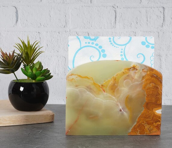 RADICALn Handmade Marble Napkin Holder Home and Kitchen Table Top Décor  Napkin For Coffee Table Kitchen Accessories