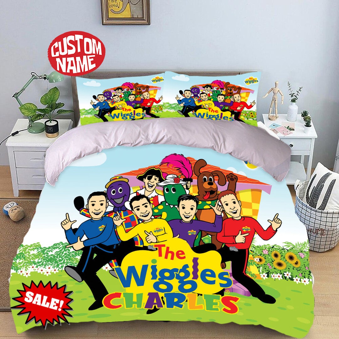 Custom the Wiggles Bedding Set the Wiggles Personalized Quitl Etsy