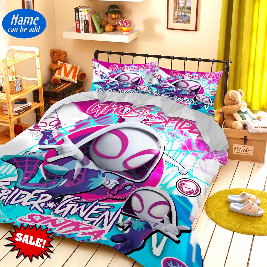 Spider Gwen Bedding Set Spidey and His Amazing Friends Etsy