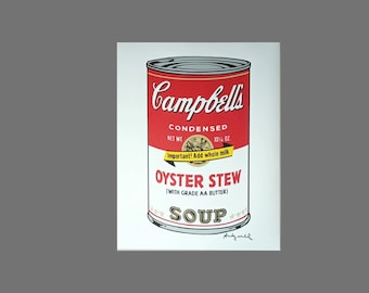 Andy WARHOL - Campbell&#39;s Soup Cans - Oyster Stew