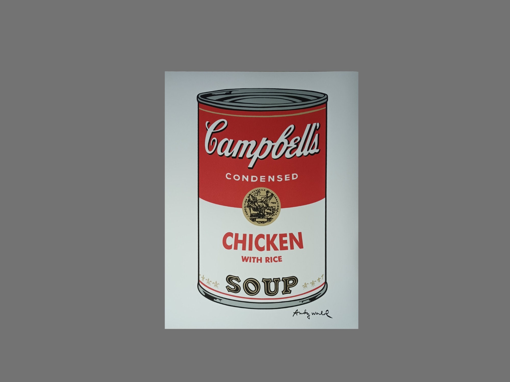 Andy Warhol - Campbell's Soup Cans - Chicken with Rice
