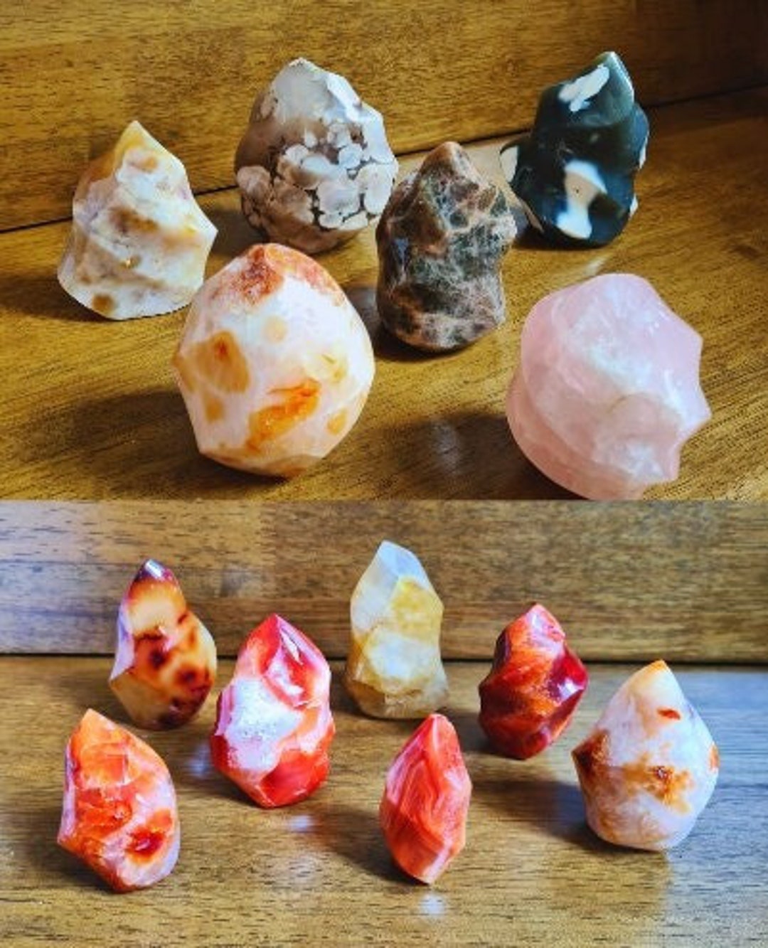 Chakra meditation stones - large - Crystals by Lina