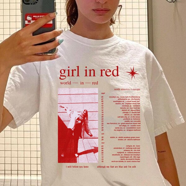 Girl in Red Merch Etsy